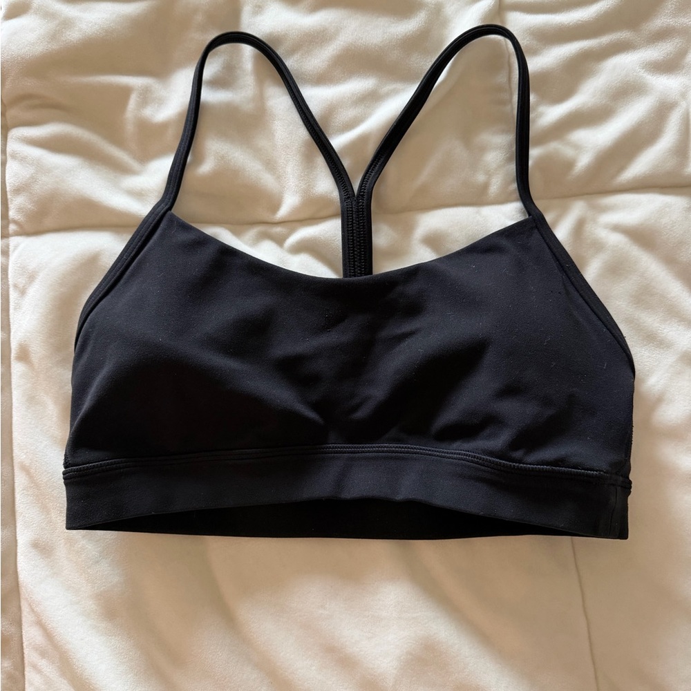 lululemon athletica Black Strappy Scoop Sports Bra